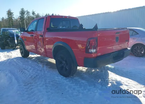 2022 Ram 1500 Classic Warlock 4X4 6'4 Box из США, поврежденный, VIN 1C6RR7GG5NS226790